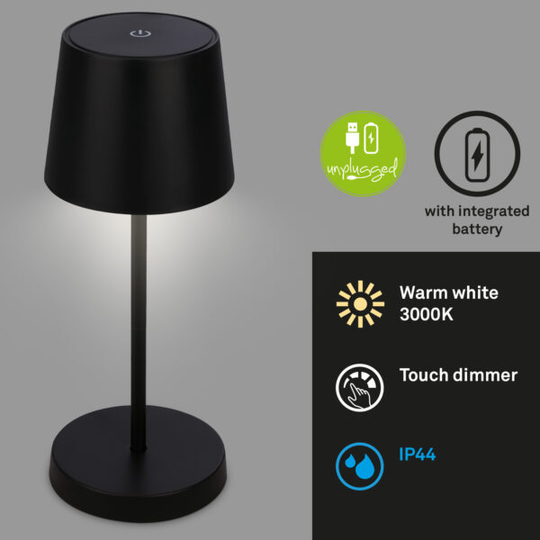 Επαναφορτιζόμενο πορτατίφ IP44 "RIHA" 2,6w 3000k - 7423015