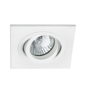 RADON ADJUST WHITE RECESSED LAMP SQUARE GU10 - 1-FR43396