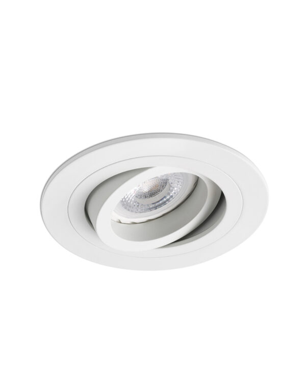 RADON ADJUSTABLE WHITE RECESSED LAMP GU10 - 1-FR43398