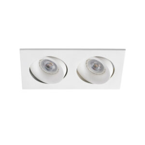 ARGON-2 ADJUSTABLE WHITE RECESSED LAMP 2XGU10 - 1-FR43403