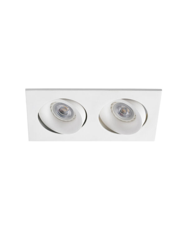 ARGON-2 ADJUSTABLE WHITE RECESSED LAMP 2XGU10 - 1-FR43403