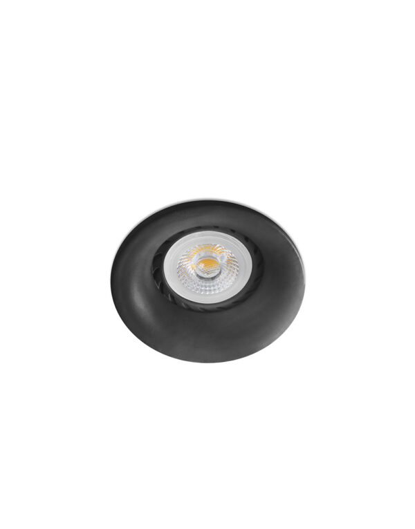 NEON BLACK RECESSED LAMP 1XGU10 CIRC - 1-FR43409