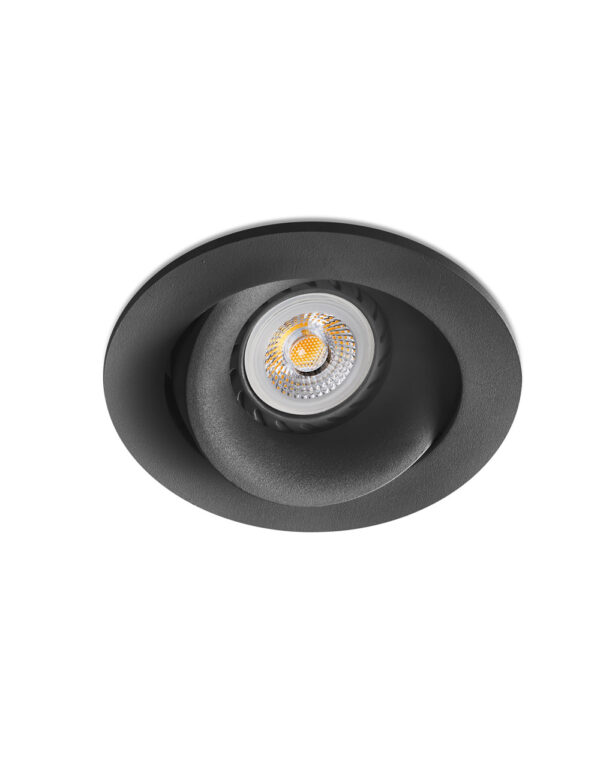 ARGON ADJUSTABLE BLACK RECESSED LAMP GU10 - 1-FR43411