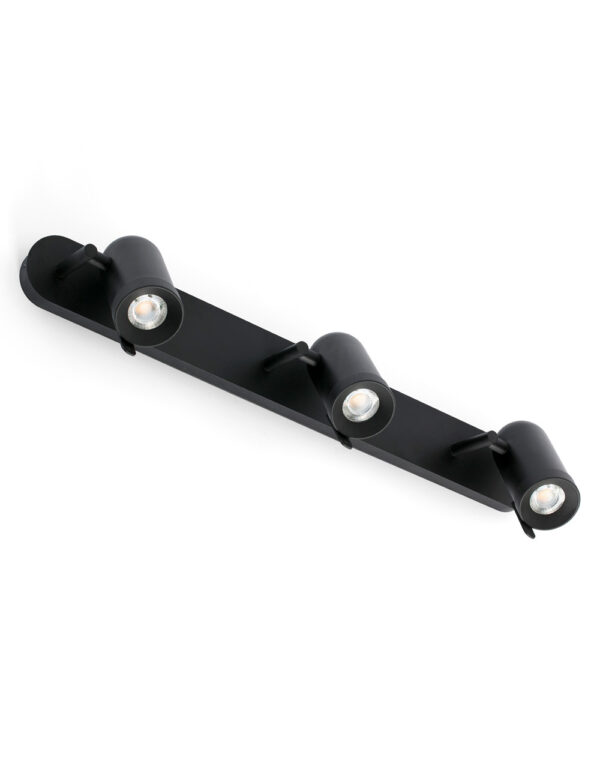 ORLEANS BLACK WALL LAMP 3L - 1-FR43527
