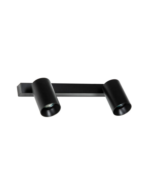 STAN W/LAMP CEILING LAMP BLACK 2xGU10 - 1-FR43743