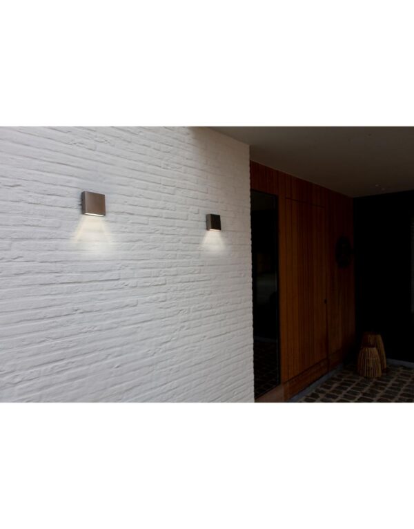 GEMINI  XF Wall Down Stainless Steel 4000K (Cool White) Architectural Modern Down Light - 1-T5104004001