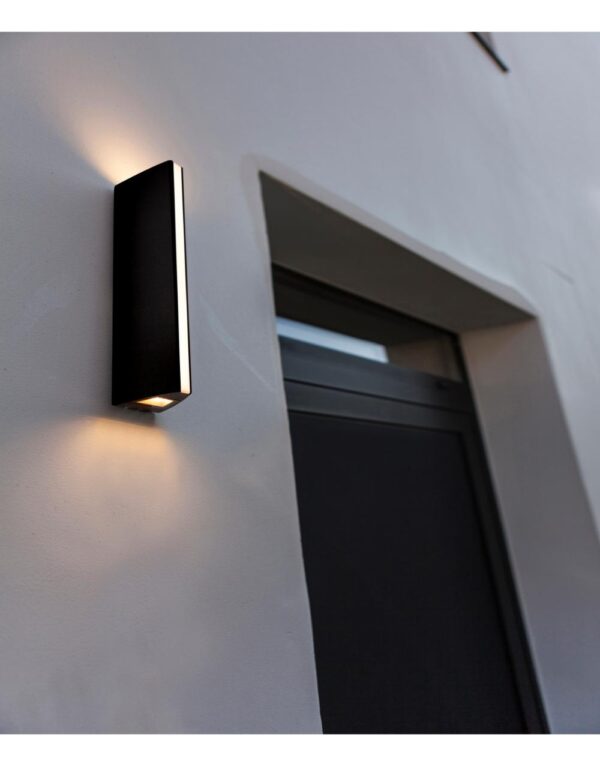 LEO Wall  Up & Down Matt Black 3000K (Warm White) Architectural Modern Up & Down Light - 1-T5192701330