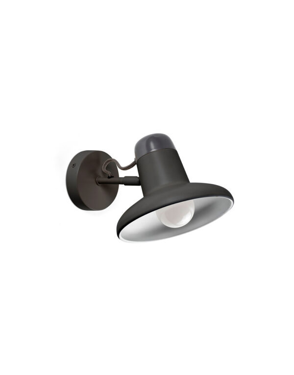 SNAP WALL LAMP DARK GREY 1XE27 - 1-FR57403