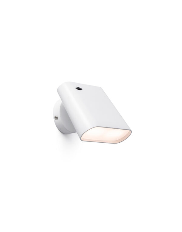 AUREA WHITE LED WALL LAMP 8W 2700K - 1-FR62115