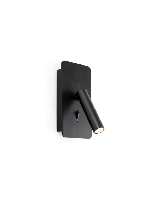 SUAU LED BLACK WALL LAMP HIGH POWER LED 3W 3000K - 1-FR62118