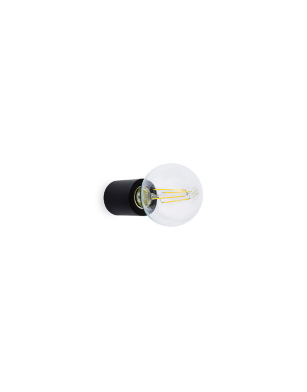 TEN MATT BLACK WALL LAMP - 1-FR62151
