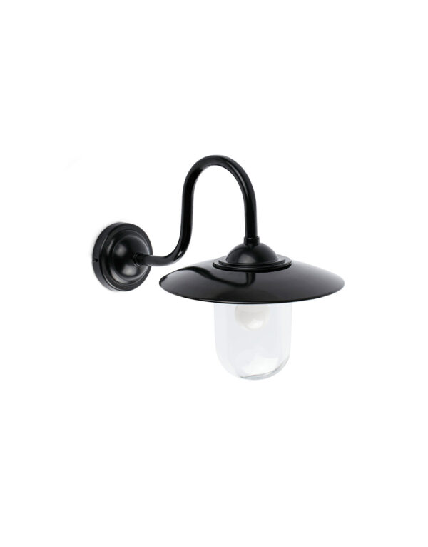 HUDSON BLACK WALL LAMP - 1-FR62810
