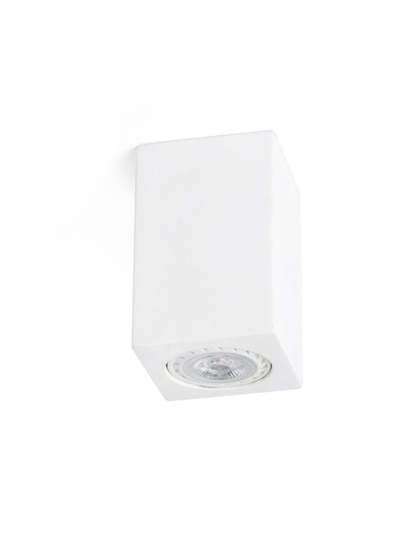 SVEN WHITE SQUARE CEILING LAMP - 1-FR63269