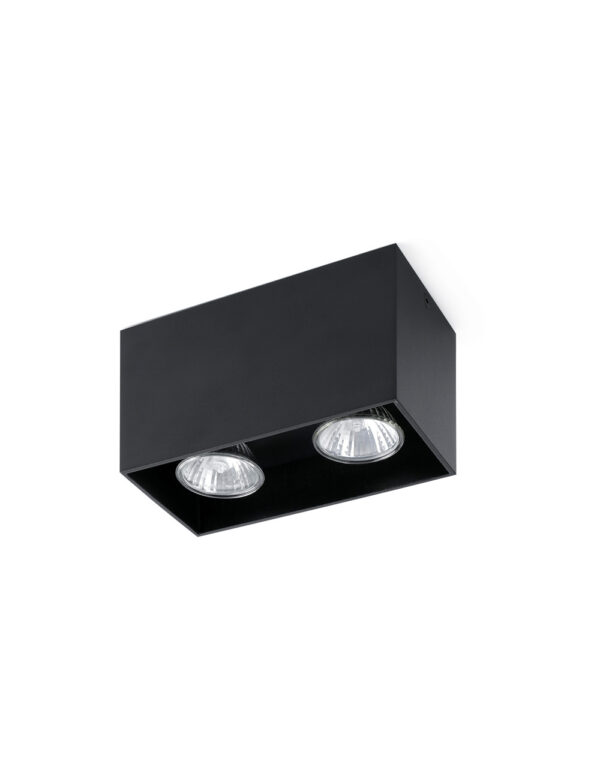 TECTO BLACK CEILING LAMP 2 X GU10 - 1-FR63273