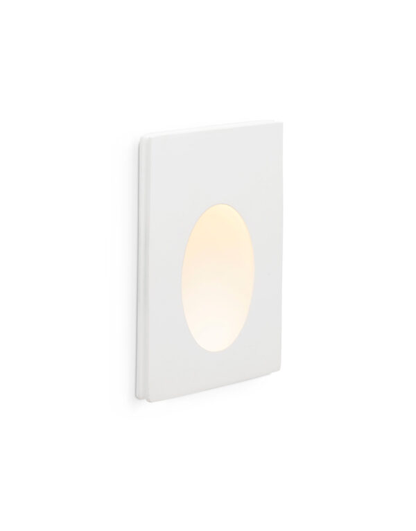 PLAS-1 WHITE RECESSED 1 LED 1W 3000K - 1-FR63281