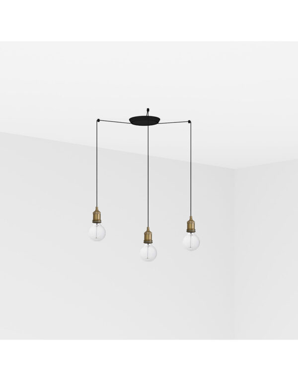 ART OLD GOLD PENDANT LAMP 1XE27 60W 3L - 1-FR64137-3L