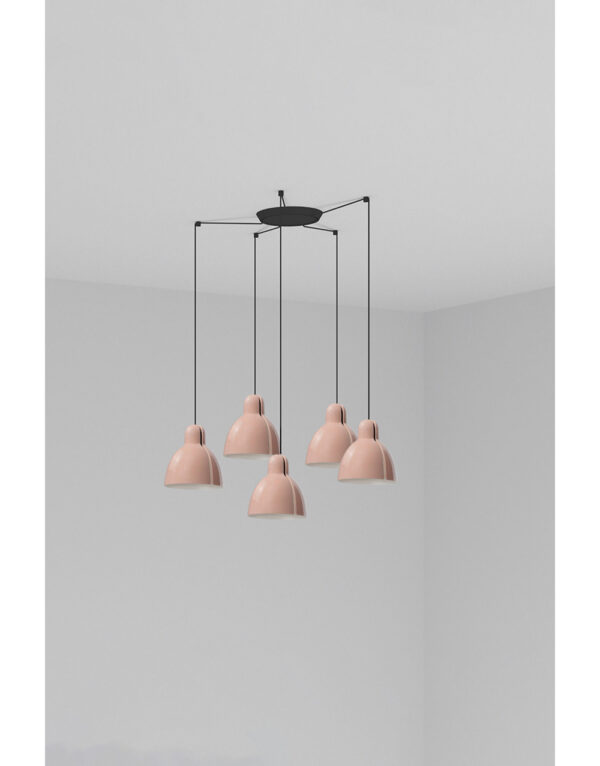VENICE PENDANT PINK o160 1x E27 5L - 1-FR64255-113-5L