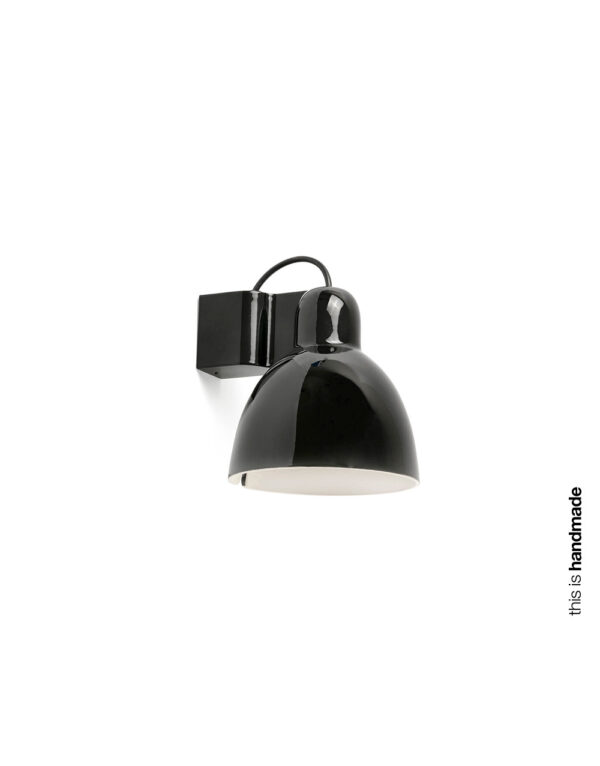 VENICE WALL LAMP BLACK o160 1X E27 - 1-FR64271