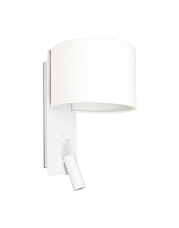FOLD W/LAMP WHITE 1X E27 W/READER 3W - 1-FR64304