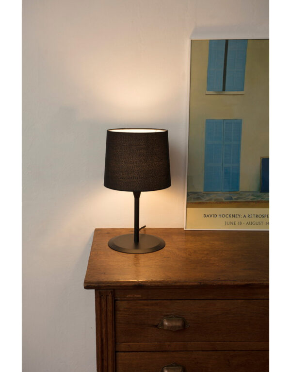 CONGA BLACK TABLE LAMP BLACK LAMPSHADE o250*200*o2 - 1-FR64311-06