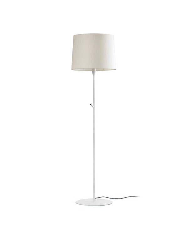 CONGA WHITE FLOOR LAMP BEIGE LAMPSHADE o400*300*o3 - 1-FR64312-08