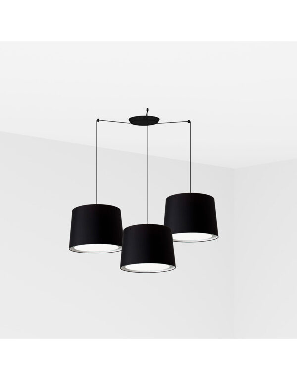 CONGA BLACK PENDANT LAMP o500*350*o450 BLACK LAMPS - 1-FR64314-56-3L