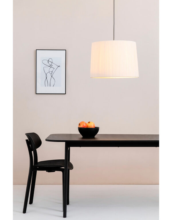 SAMBA BLACK PENDANT LAMP E27o500*350 BEIGE LAMPSHA - 1-FR64315-44