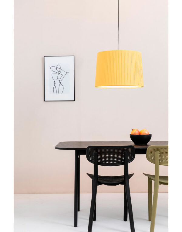 SAMBA BLACK PENDANT LAMP E27o500*350 YELLOW LAMPSH - 1-FR64315-45