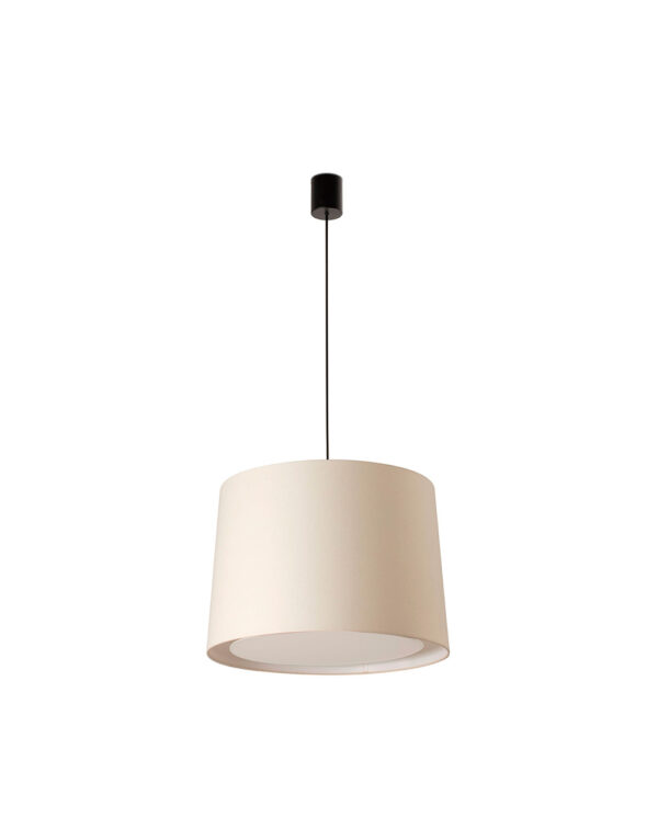 CONGA BLACK PENDANT LAMP E27 o500*350*o450 BEIGE L - 1-FR64315-55