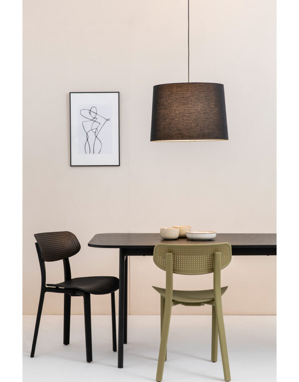 CONGA BLACK PENDANT LAMP E27 o500*350*o450 BLACK L - 1-FR64315-56
