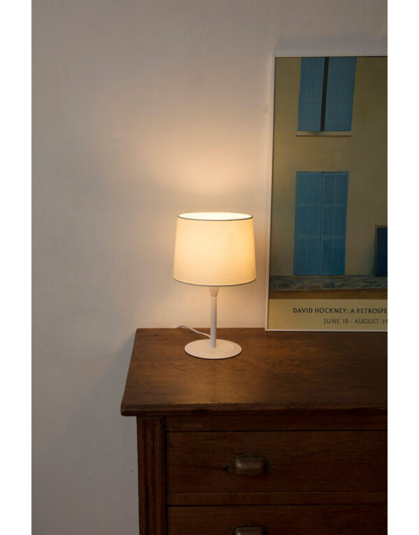 CONGA WHITE TABLE LAMP E27 o215*160*o190 BEIGE LAM - 1-FR64316-02