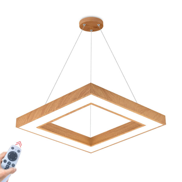 Κρεμαστό Led 45w, CCT με CONTROL 4650lm, 60x60x6cm - BH16-07297