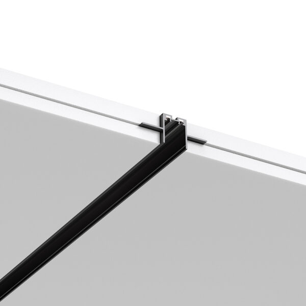Μαγνητική Ράγα 1m 48VDC Χωνευτή Μαύρη slim - BY41-01011