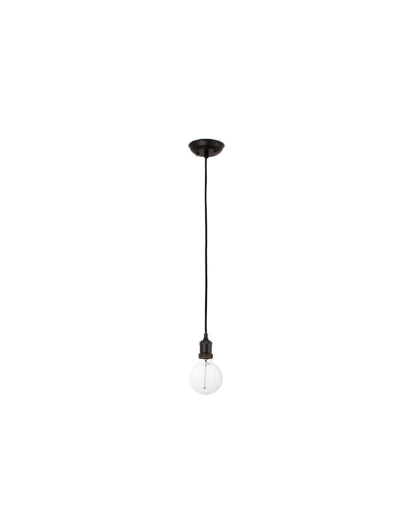 ART BLACK PENDANT LAMP E27 MAX 60W 2M WIRE - 1-FR65134