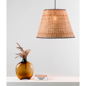 SUMBA PENDANT BLACK P.RATTAN E27 o560*360*o315 - 1-FR65134-72
