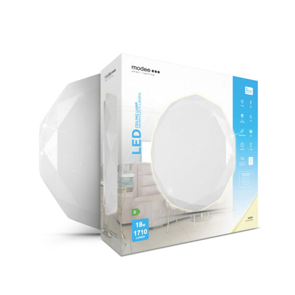 Πλαφονιέρα led 18w 1710lm 4000k Ø26 (starlight) - ML-CLS4000K18W-D102