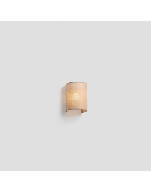 OTTON JUTE WALL LAMP 1xE27 VER. ROUND 200x150x120 - 1-FR66400-102