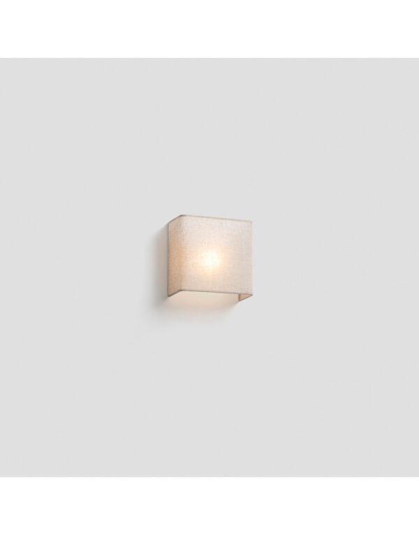 OTTON LINEN WALL LAMP 1xE27 HOR. SQ. 200x205x108 - 1-FR66400-105