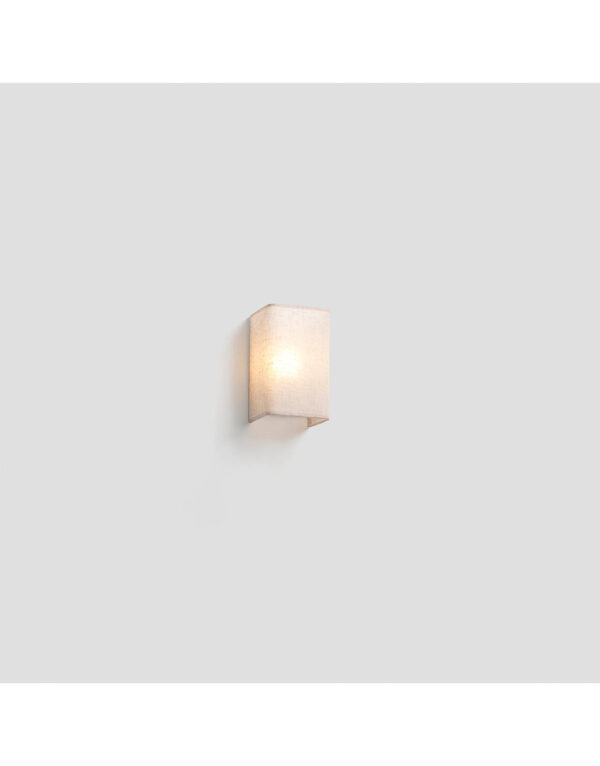OTTON LINEN WALL LAMP 1xE27 VER. SQ. 200X125X105 - 1-FR66400-97