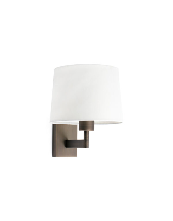 ARTIS BRONZE WALL LAMP WHITE SHADE - 1-FR68490-01