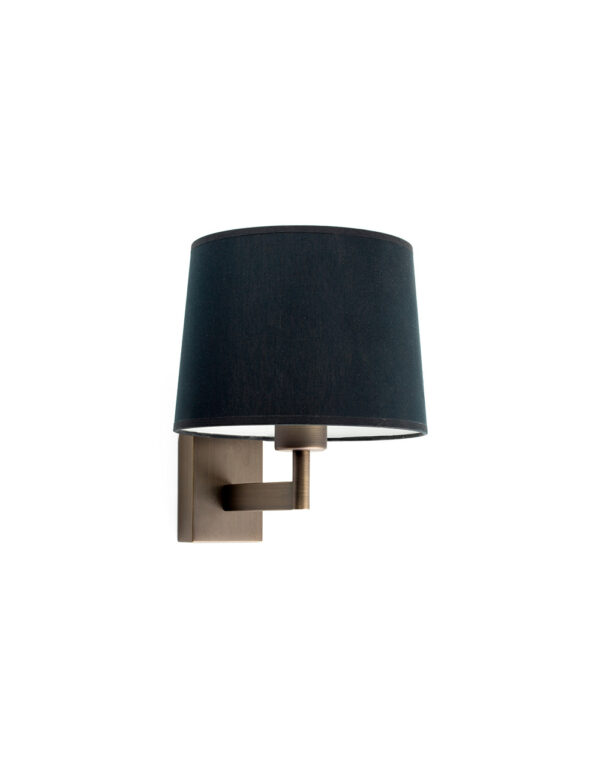 ARTIS BRONZE WALL LAMP BLACK SHADE - 1-FR68490-03