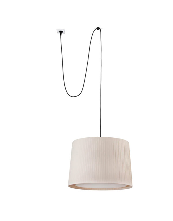 SAMBA PENDANT L. WITH PLUG E27 o500*350*o450 BEIGE - 1-FR68604-44