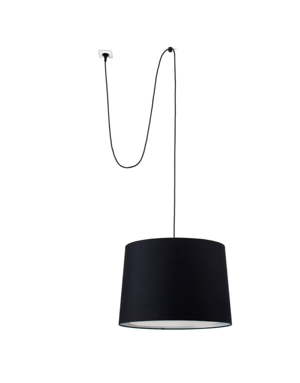 CONGA PENDANT LAMP WITH PLUG E27 o500*350*o450 BLA - 1-FR68604-56