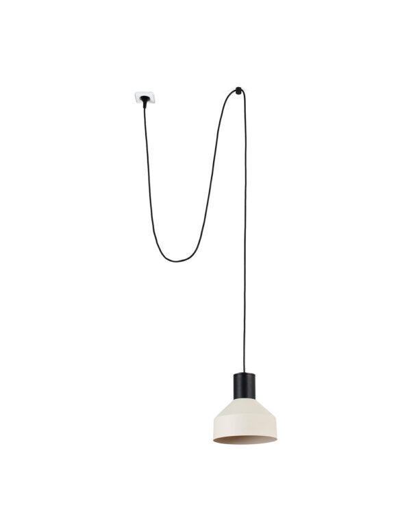 KOMBO BEIGE PENDANT LAMP WITH PLUG o200 1X E27 - 1-FR68604-65