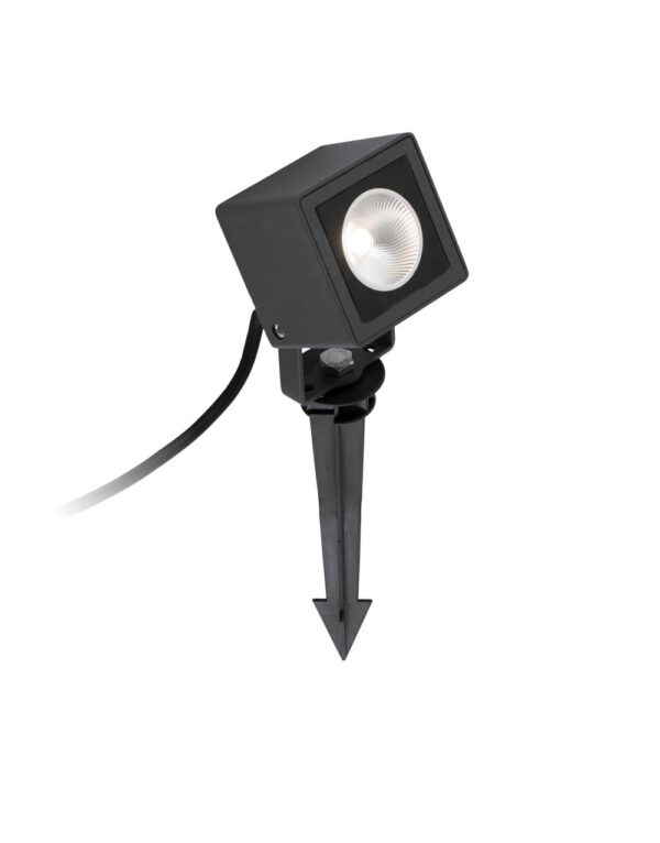 SOBEK BLACK PROJECTOR WITH SPIKE LED 7W 3000K - 1-FR70151