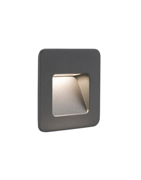 NASE-1 LED DARK GREY RECESSED LAMP LED 4W 3000K CR - 1-FR70398
