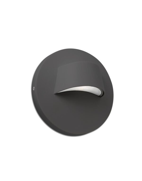 BROW DARK GREY WALL LAMP LED 3W 3000K - 1-FR70409
