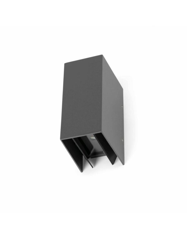 BLIND DARK GREY WALL LAMP LED 2X3W 3000K - 1-FR70634