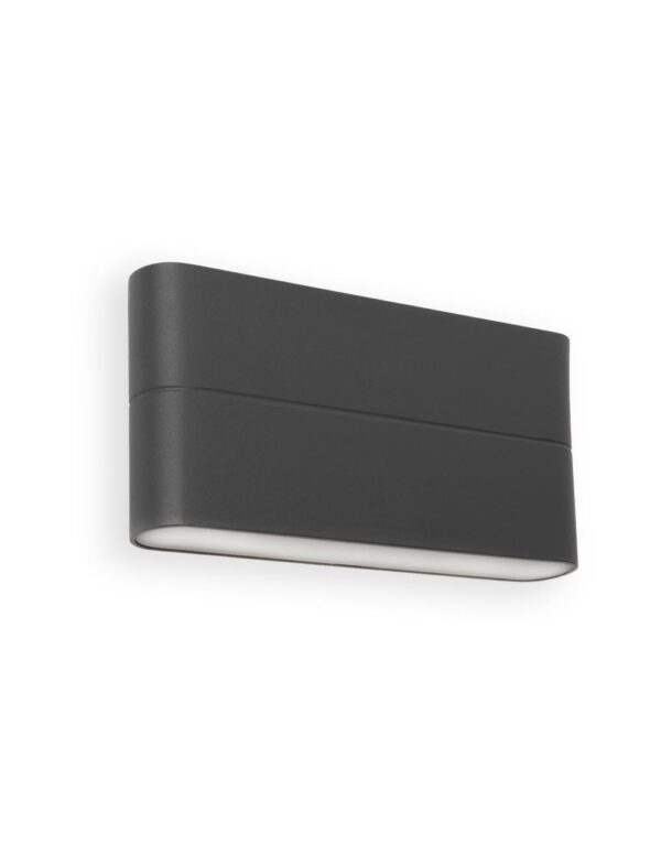 ADAY-2 LED DARK GREY WALL LAMP 2 LED 6W 3000K 950L - 1-FR70647