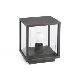 NALA DARK GREY POST LAMP 1xE27 15W - 1-FR70772
